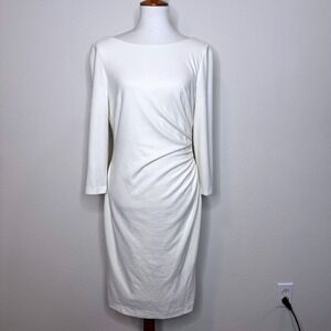 Lauren Ralph Lauren White Midi Dress